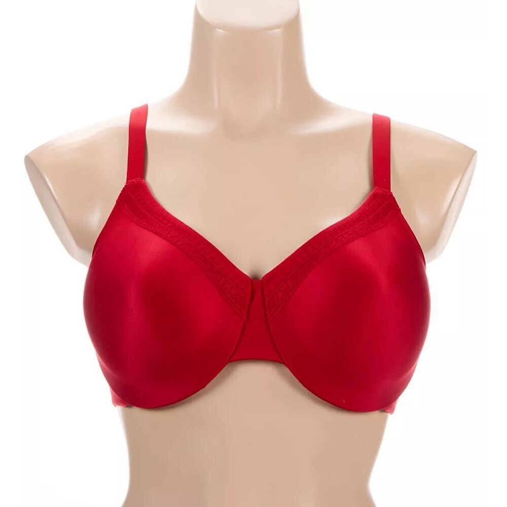 WACOAL NWT Perfect Primer Full Figure Underwire Bra Equestrian Red 38C - Picture 3 of 5